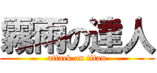 霧雨の達人 (attack on titan)