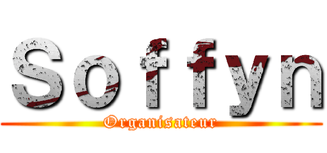 Ｓｏｆｆｙｎ (Organisateur)