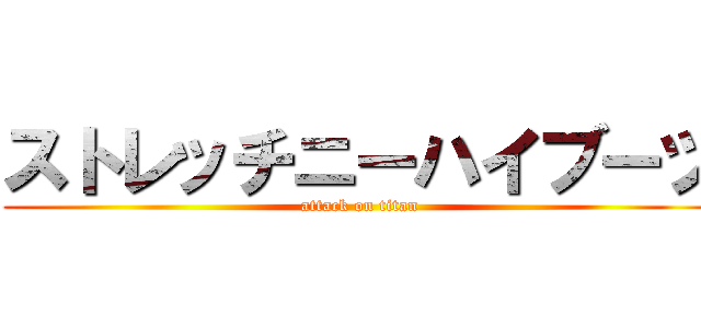 ストレッチニーハイブーツ (attack on titan)