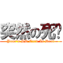 突然の死卡 (Your\'s SD Card Is Dead)