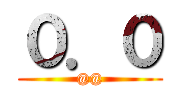 ０．０ (@@)