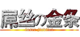 屌丝の金条 (loser jindifei)