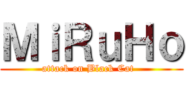 ＭｉＲｕＨｏ (attack on Black Cat  )