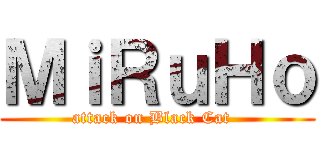 ＭｉＲｕＨｏ (attack on Black Cat  )