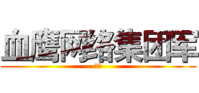 血鹰网络集团军 (雨轩)