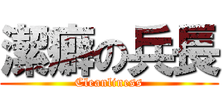 潔癖の兵長 (Cleanliness)