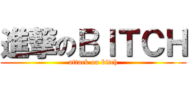 進撃のＢＩＴＣＨ (attack on bitch)