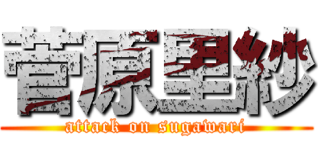 菅原里紗 (attack on sugawari)