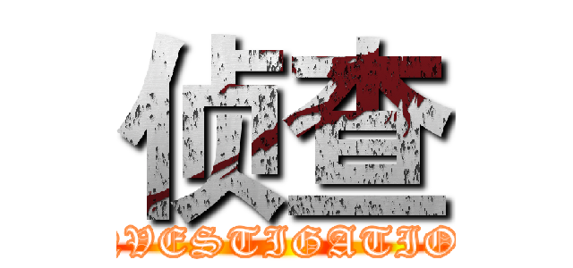 侦查 (INVESTIGATION)