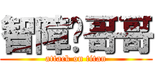 智障ㄟ哥哥 (attack on titan)