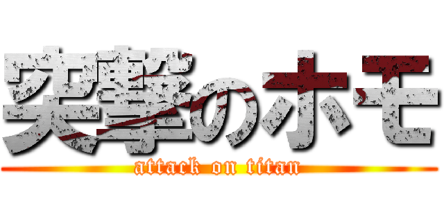 突撃のホモ (attack on titan)