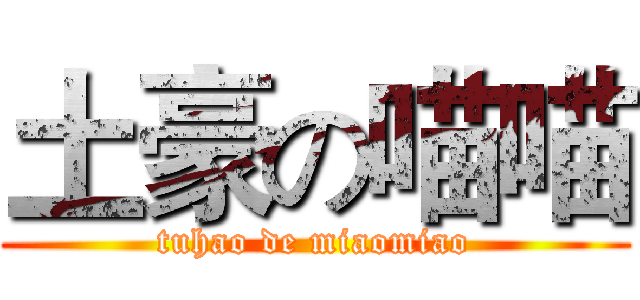 土豪の喵喵 (tuhao de miaomiao)