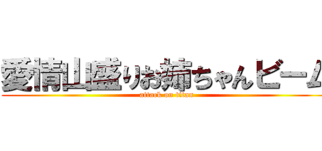 愛情山盛りお姉ちゃんビーム (attack on titan)