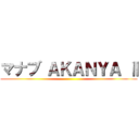 マナブ ＡＫＡＮＹＡ Ⅱ ()