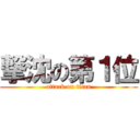 撃沈の第１位 (attack on titan)