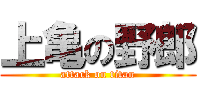 上亀の野郎 (attack on titan)