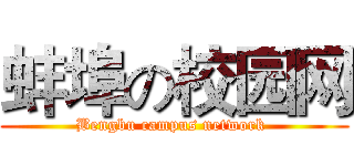 蚌埠の校园网 (Bengbu campus network )