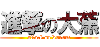 進撃の大蕉 (attack on banana)