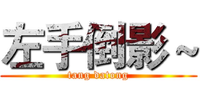 左手倒影～ (tang datong)