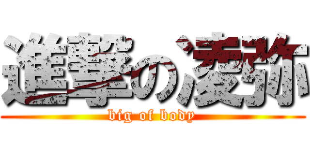 進撃の凌弥 (big of body)