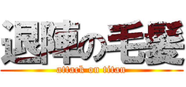 退陣の毛髪 (attack on titan)