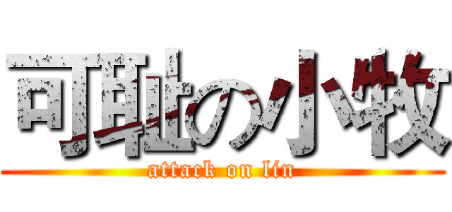 可耻の小牧 (attack on lin)