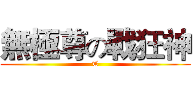 無極尊の戰狂神 (T)