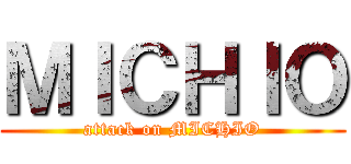 ＭＩＣＨＩＯ (attack on MICHIO)