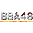 ＢＢＡ４８ (attack on titan)