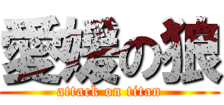 愛媛の狼 (attack on titan)