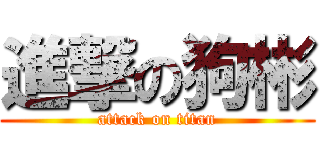 進撃の狗彬 (attack on titan)