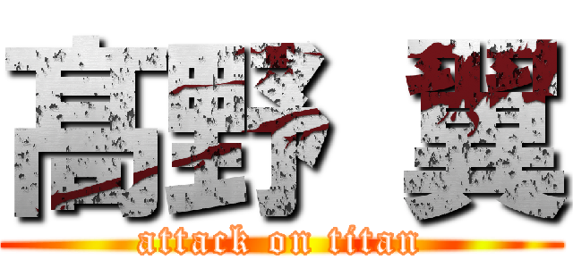 髙 野 翼 (attack on titan)