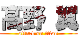 髙 野 翼 (attack on titan)