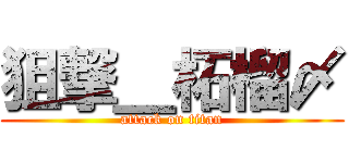 狙撃＿柘榴〆 (attack on titan)