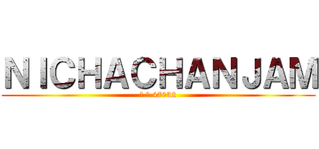 ＮＩＣＨＡＣＨＡＮＪＡＭ (ซ.จ.47032)