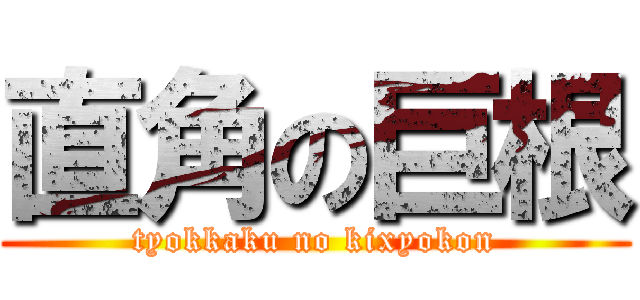 直角の巨根 (tyokkaku no kixyokon)