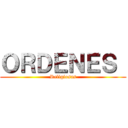 ＯＲＤＥＮＥＳ  (Religiosas)