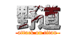 野道 (attack on titan)