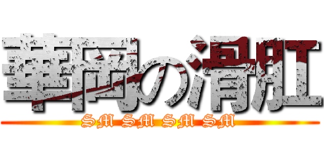 華岡の滑肛 (SM SM SM SM)