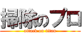 掃除のプロ (attack on titan)