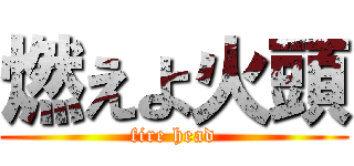 燃えよ火頭 (fire head)