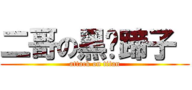 二哥の黑驴蹄子  (attack on titan)