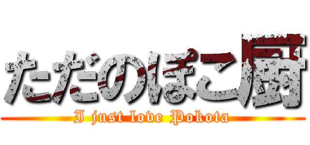 ただのぽこ厨 (I just love Pokota)
