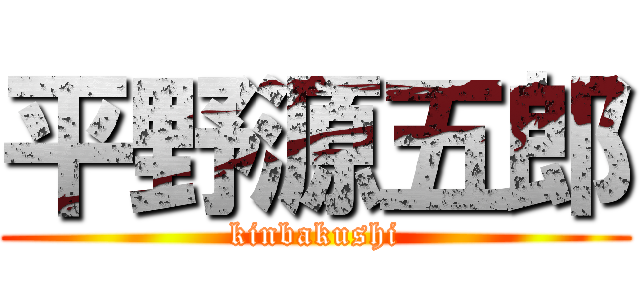 平野源五郎 (kinbakushi)