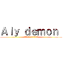 Ａｌｙ ｄｅｍｏｎ  (attack on titan)