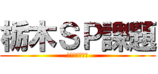 栃木ＳＰ課題 (これで合格だ！)