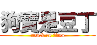 狗寶是豆丁 (attack on titan)
