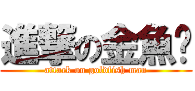 進撃の金魚佬 (attack on goldfish man)