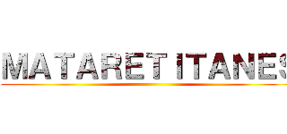 ＭＡＴＡＲＥＴＩＴＡＮＥＳ ()