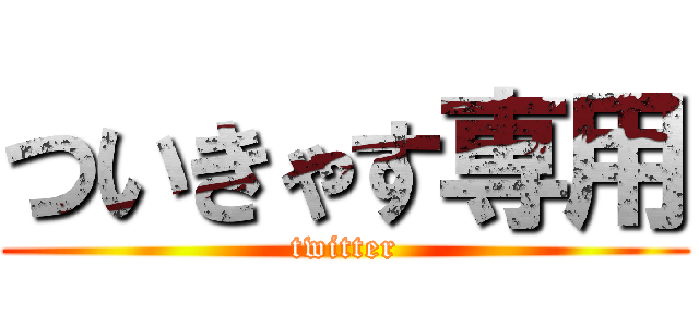 ついきゃす専用 (twitter)